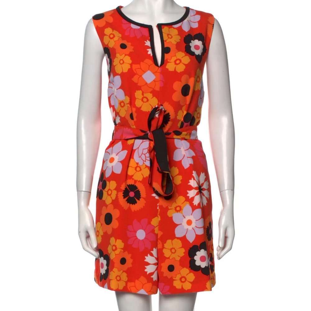 Victoria Beckham Floral Romper
